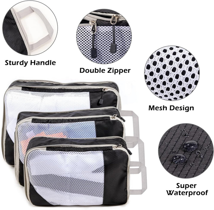 Organizer für Koffer, Aufbewahrung, Koffer, Organizer, Kompressionstasche, Reisetasche, wasserdicht,