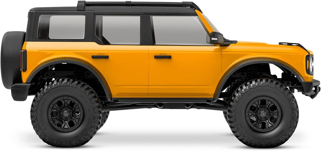 TRAXXAS TRX-4M Ford Bronco 4x4 gelb 1/18 Crawler RTR Brushed, mit Akku und USB Ladegerät