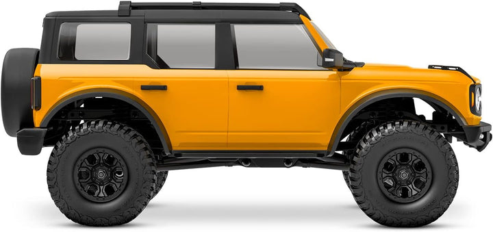 TRAXXAS TRX-4M Ford Bronco 4x4 gelb 1/18 Crawler RTR Brushed, mit Akku und USB Ladegerät