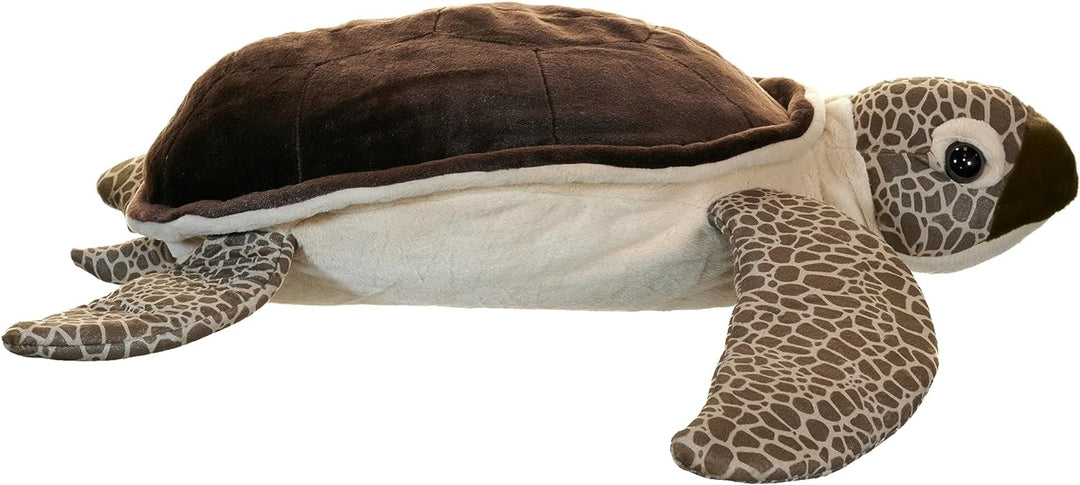 Wild Republic 17381 19332 Jumbo Plüsch Schildkröte, grosses Kuscheltier, Plüschtier, Cuddlekins, 76