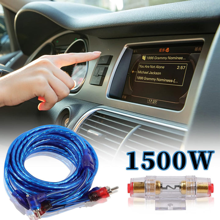 Verstärker Kabelsatz, Anschluss-Set Auto Verstärker Kabel Set, Subwoofer Kabel Set Endstufe Kabel, C