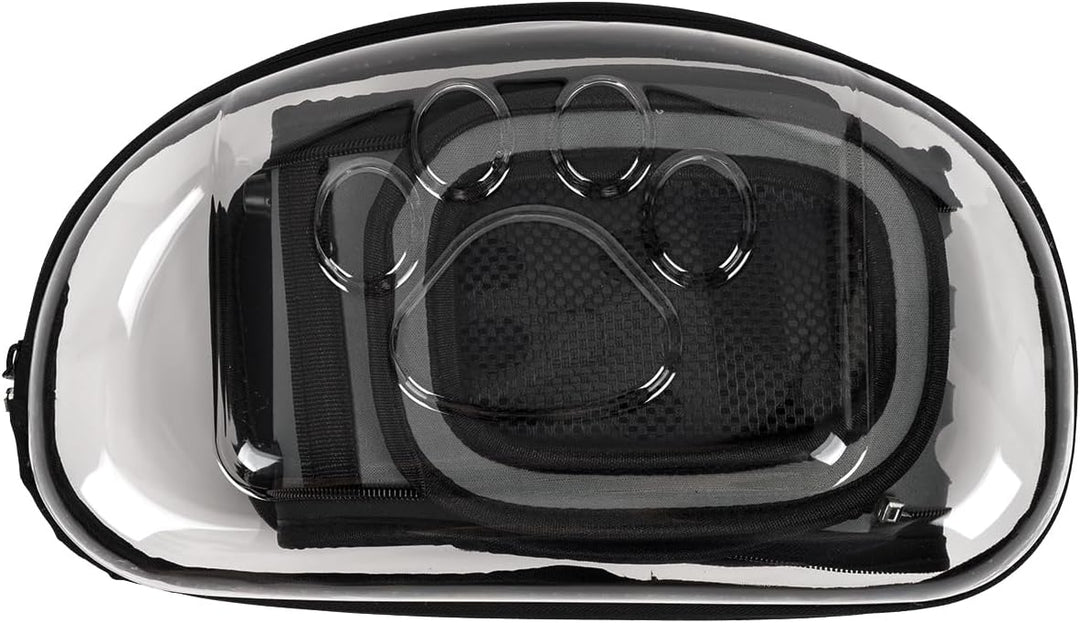 Durchsichtiger Haustiertransporter - Tragetasche für Reisen S/L transportbox Reisebox für Tiere (Gra