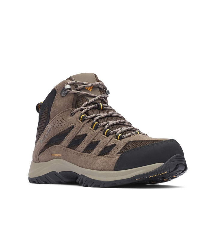 Columbia Crestwood Mid WP wasserdichte Wanderstiefel für Herren 40.5 EU Cordovan Squash, 40.5 EU Cor