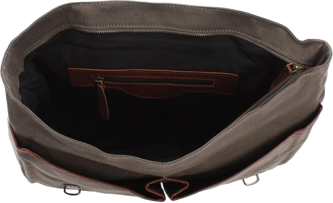 LECONI Collegetasche grosses Messenger Bag Tasche Arbeitstasche für Herren & Damen DIN A4 Schultasch