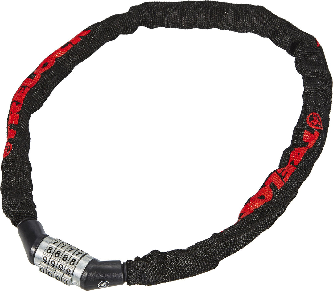 TRELOCK BC 115/60/4 Code Kettenschloss – Länge 60 cm – Frei einstellbarer Code – Schwarz