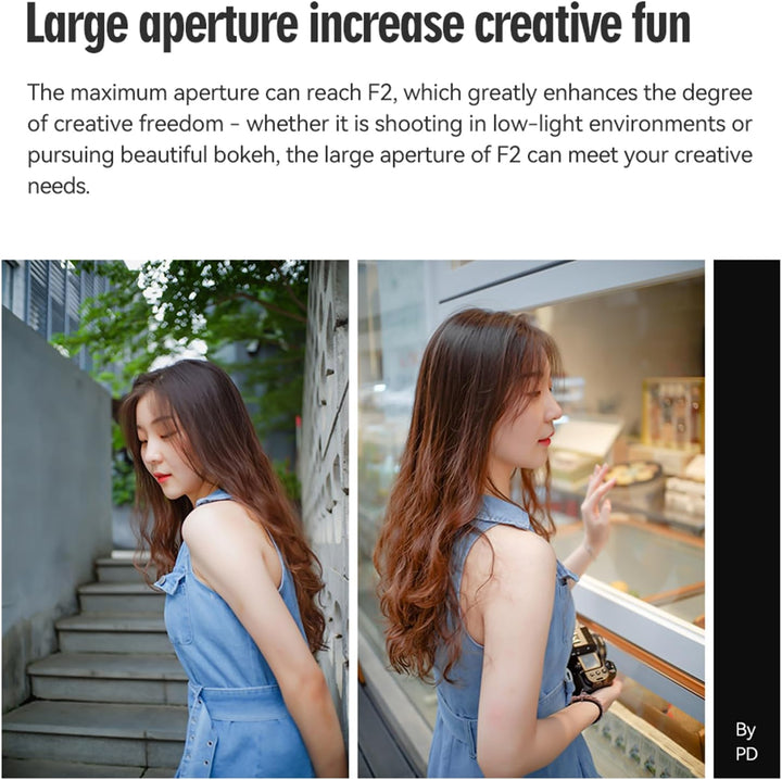 TTARTISAN APS-C 25 mm F2 Z, manueller Fokus, spiegelloses Kameraobjektiv mit Metallgehäuse, kompatib