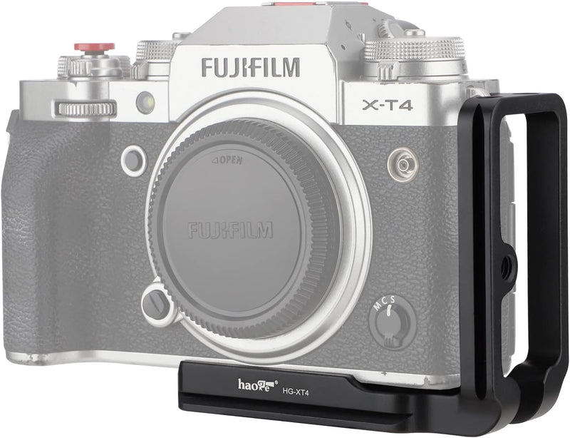 Haoge HG-XT4 L Halterung für Fujifilm X-T4 Fujinon XT4 DSLR-Kamera, kompatible Arca Style Schnellwec