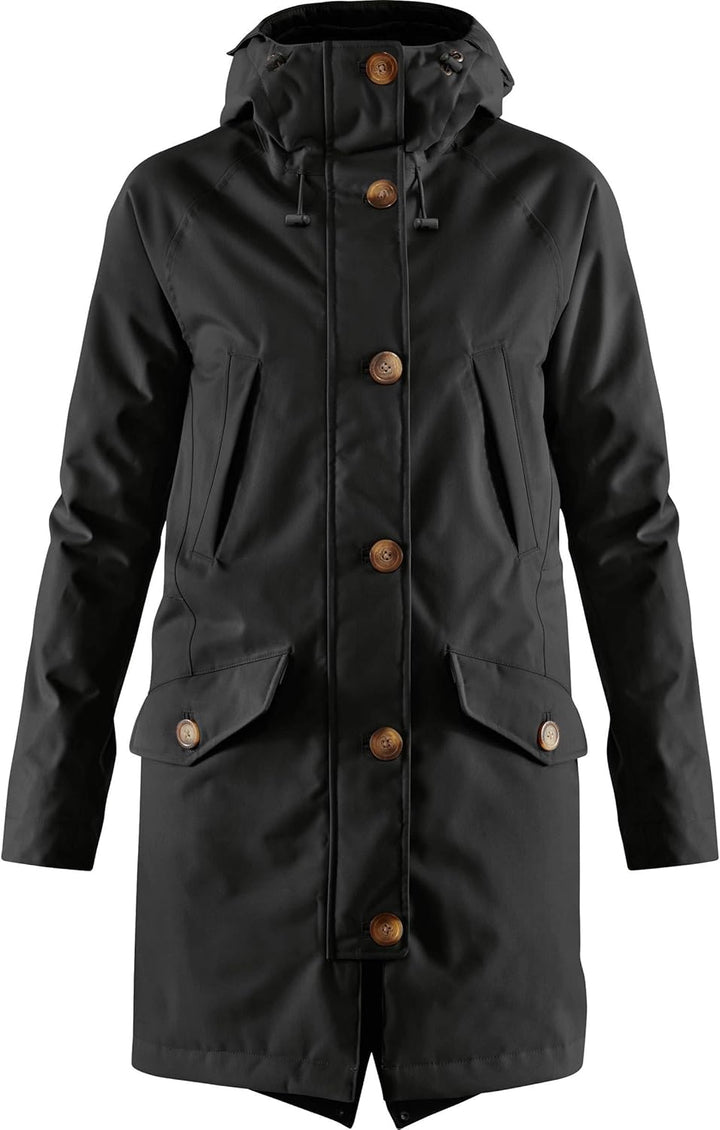 Fjällräven Damen Kiruna Lite Parka W Sport Jacket XS Schwarz, XS Schwarz