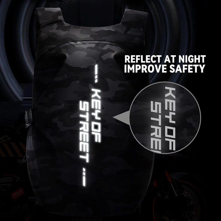 Motorradrucksäcke für Herren, wasserdichter Helmrucksack, Motorradzubehör, Laptoptaschen, Reiserucks