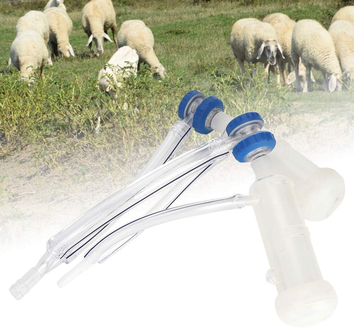 Oumefar Ziegenschaf Melker Maschinenteile Melker Klaue Kit Melk Zitzenbecher Ziegenmilchsammler Zieg