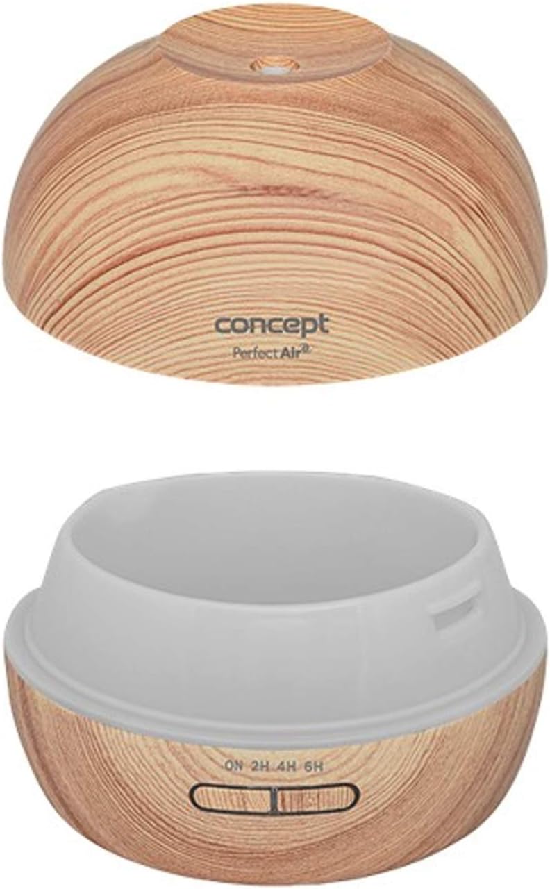 Concept Perfect Air Wood ZV1005 2 in 1 Luftbefeuchter mit Duftdiffusor 40 ml/h für Räume bis 20 m2 2