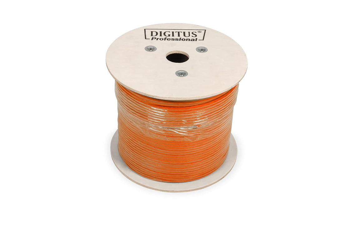DIGITUS 500 m Cat 7 Netzwerkkabel - S-FTP (PiMF) Simplex - BauPVO Cca - LSZH Halogenfrei - 1200 MHz