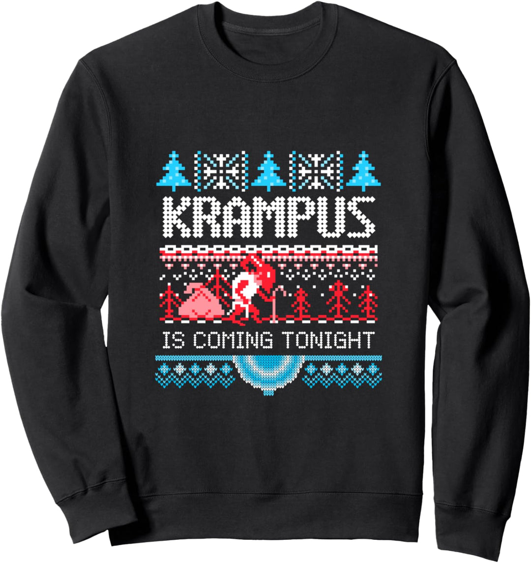 Krampus Night Ugly Christmas Sweater Krampusnacht Holiday Pj Sweatshirt