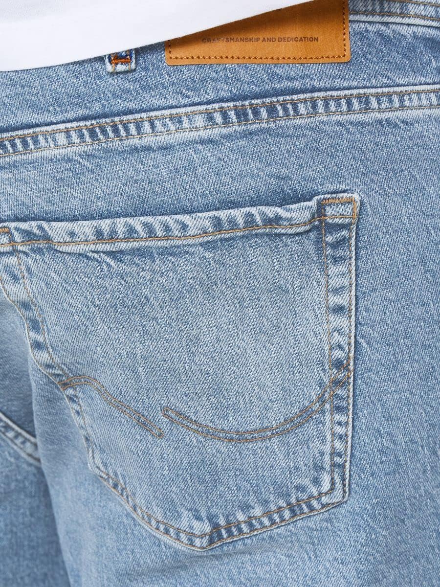 JACK&JONES Plus Mens Blue Denim Slim