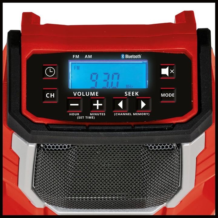 Einhell Akku-Radio TC-AR 18 Li - Solo (Lithium Ionen, 18 V, Power X-Change, AM/FM, Bluetooth, ohne A