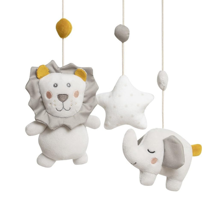 Interbaby - Musik-Mobile Löwe für Babys, Babybett Mobile mit weichen Kuscheltieren und beruhigender