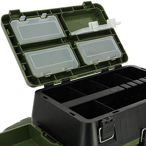 NGT Session' Seat Box-System mit Canvas-Rucksack-Übermantel, grün, Einheitsgrösse