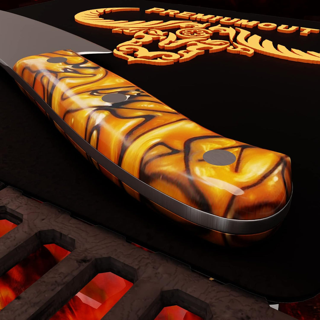 GIESSER seit 1776 - Made in Germany - Kochmesser 20 cm Spicy Orange, PremiumCut Chefs No 1, Küchenme