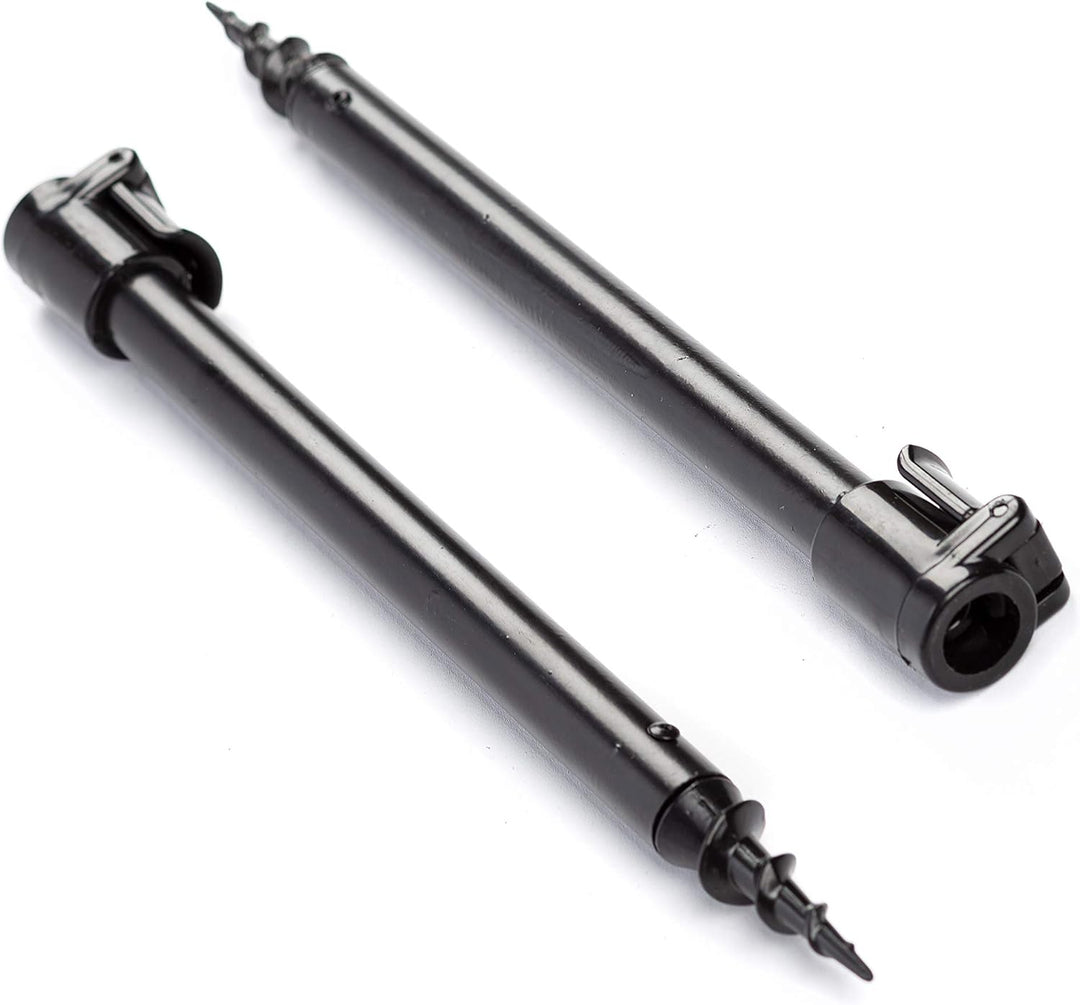 Zite Fishing Ruten-Auflagen Set - Teleskop Bank-Sticks 30-50cm & Buzzer-Bars als Rutenhalter Angel -