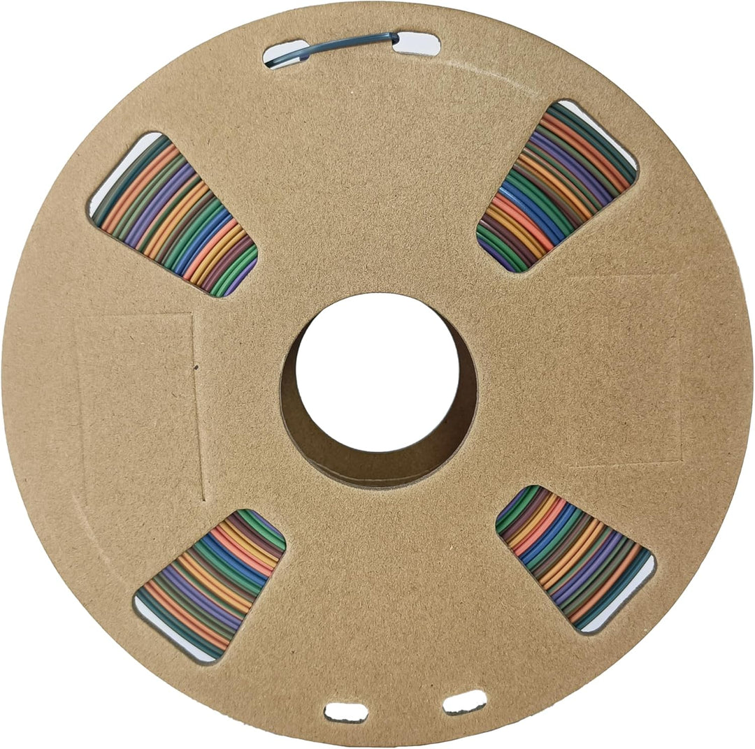 3D Filament Silk PLA 1kg 1.75mm Silk Regenbogen 3D Drucker Printing Filament Multicolor 1kg Spule (2
