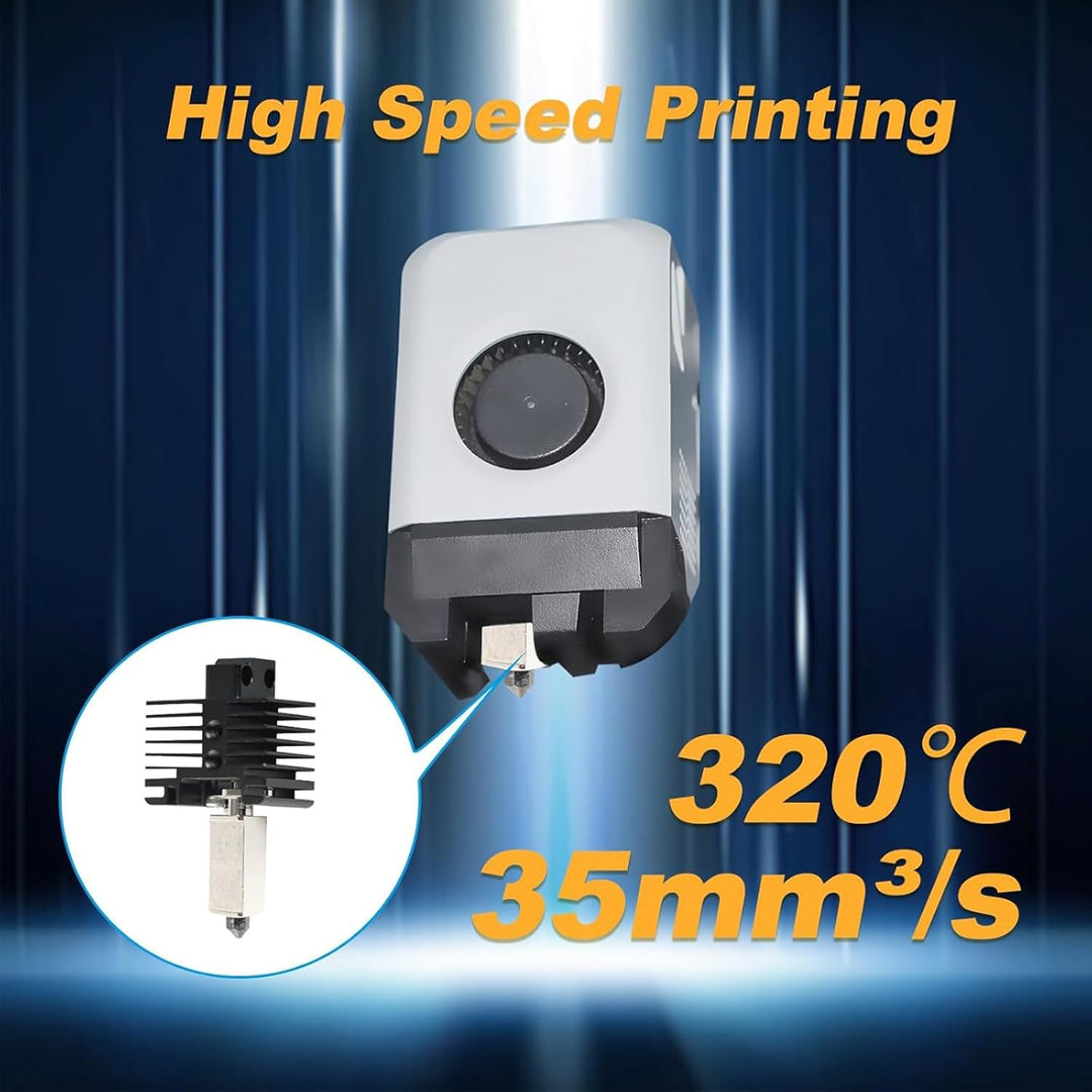 IdeaFormer Neues Upgrade Hotend aus Ganzmetall für Bambulab, Hochtemperatur Extruder Hotend mit Sili