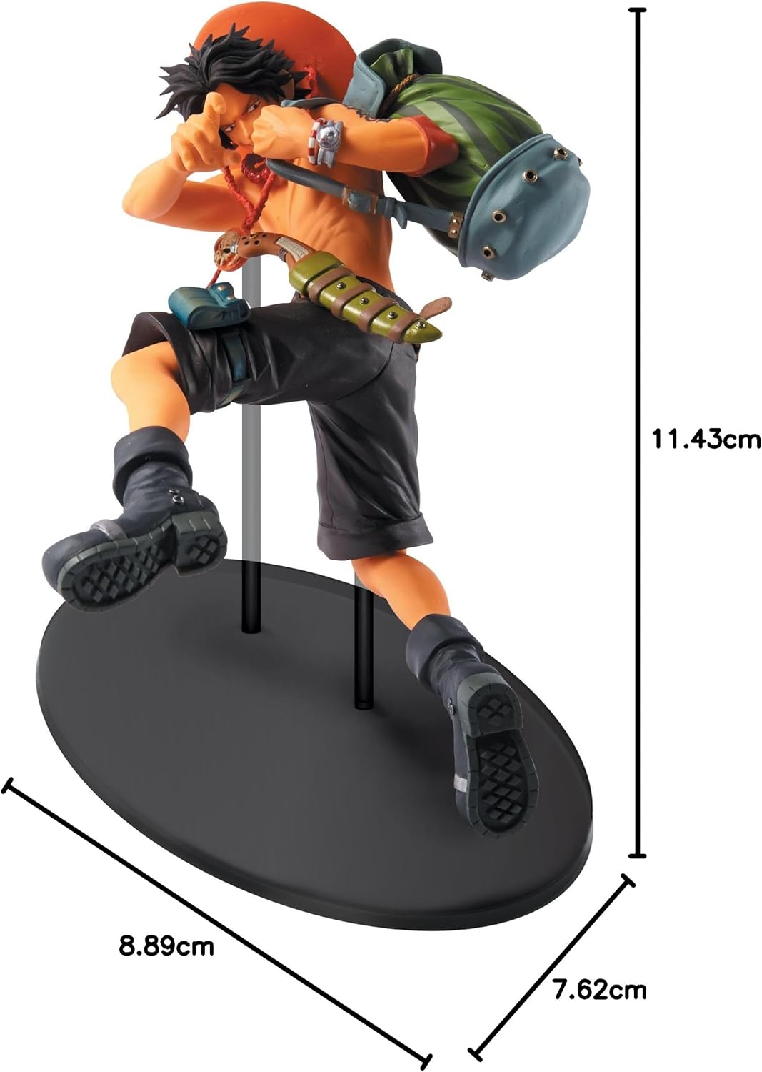 BANDAI One Piece Statue Scultures Big Zoukeio Portgas D Ace