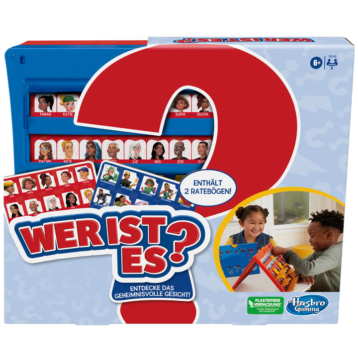 Hasbro Gaming Wer ist es? Ratespiel, Brettspiel für Kinder ab 6 Jahren, für 2 Spieler – spannendes S