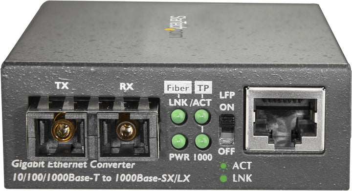 StarTech.com LWL Medienkonverter - 1000Base-SX - Multi Mode - 550m - SC Glasfaser auf Ethernet Konve