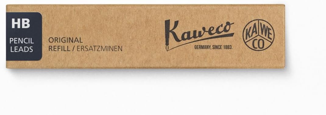 Kaweco Graphitminen 0.3 mm Schwarz HB 12 Stück I Ersatz-Bleistiftminen für Druckbleistift oder Drehb