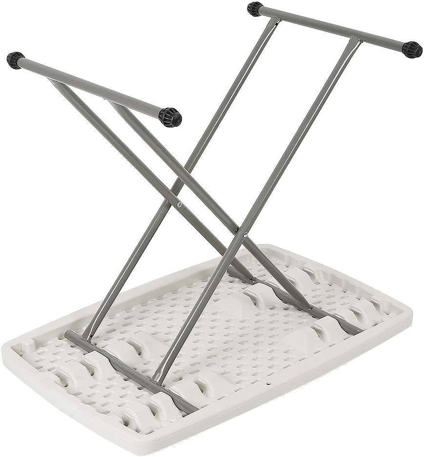Kleiner rechteckiger Tisch, kleiner rechteckiger Tisch, zusammenklappbar, Minitisch, Campingtisch, S