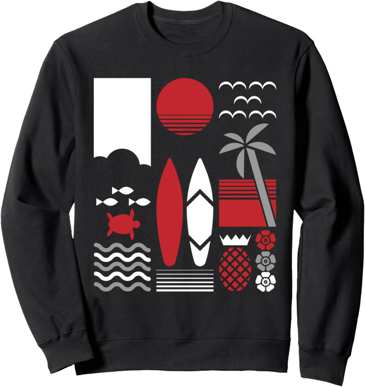 Hawaii Icons Vacay Summer Perfekt für Strand und Meer Sweatshirt