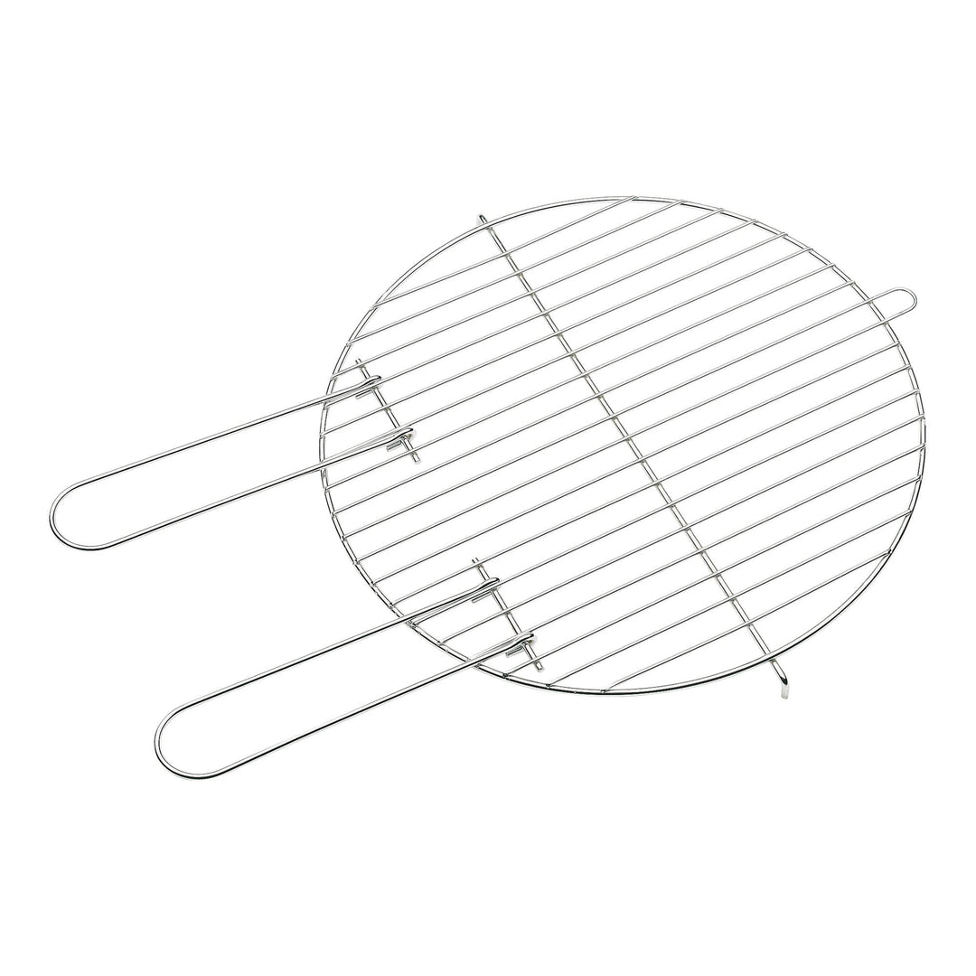 Barbecook Grillrost rund 40 cm mit zwei festen Haltegriffen für Holzkohlegrill, BBQ grill zubehör, e