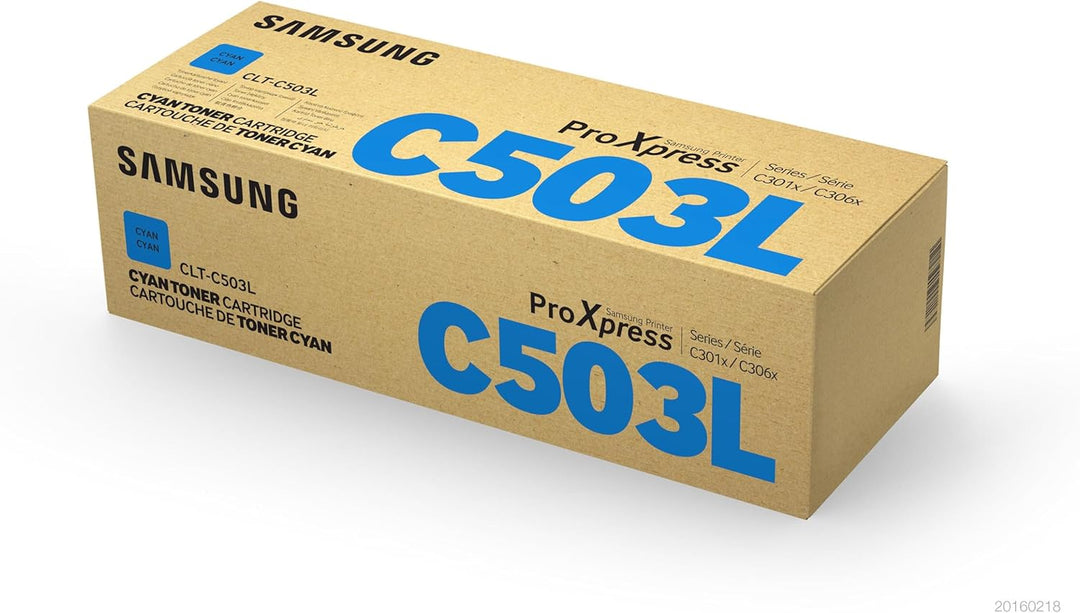 HP CLT-C503L/ELS (SU014A) Original Toner Cyan (Kompatibel mit: SL-C3010ND, C3010DW, C3060ND, C3060FR