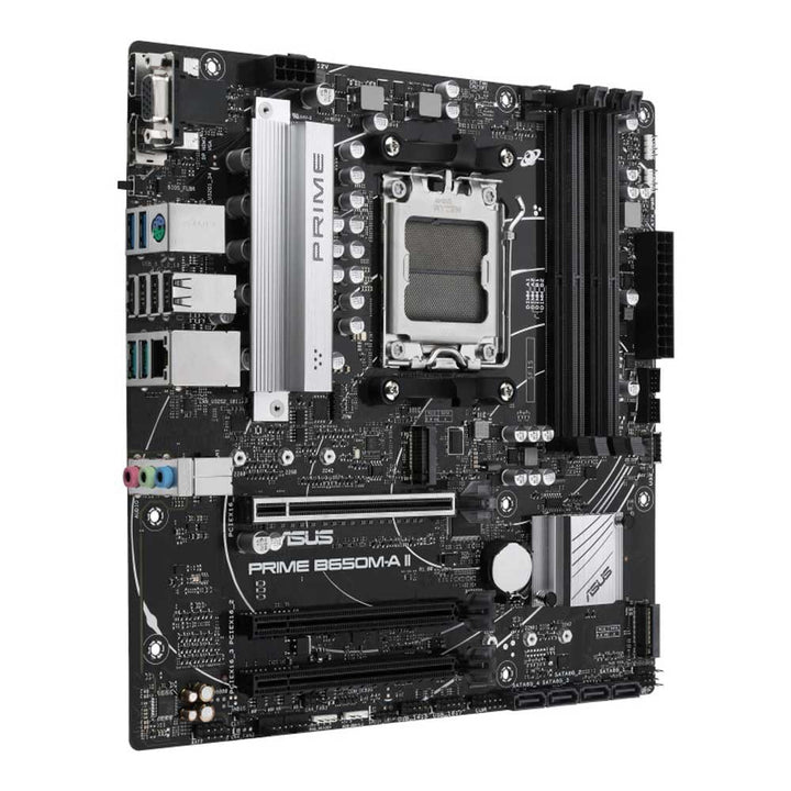 ASUS PRIME B650M-A II-CSM Mainboard Sockel AMD AM5 (Ryzen 7000, mATX, DDR5, PCIe 5.0, 2.5GB Ethernet