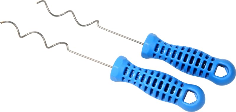MULTIPICK Spiralöffner [2 Teile | Ø 1,7 mm] Türfallen Öffnungsset - Schlüsseldienst Werkzeug Set - T