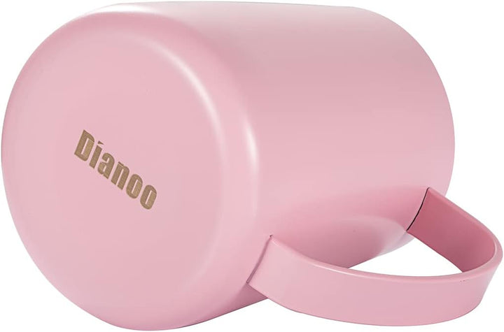 Dianoo Milchaufschäumkrug, 600 ml Edelstahl, Espresso-Dampfkrug, Milchkaffee, Aufschäumbecher, Milch