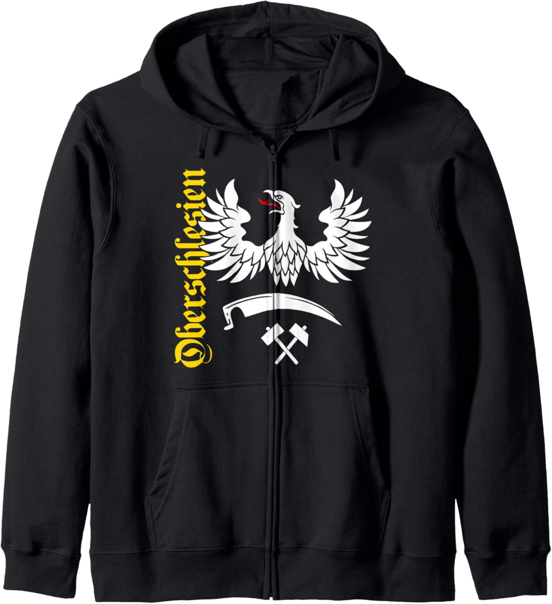 Oberschlesien Schlesischer Adler Schlesier Kapuzenjacke