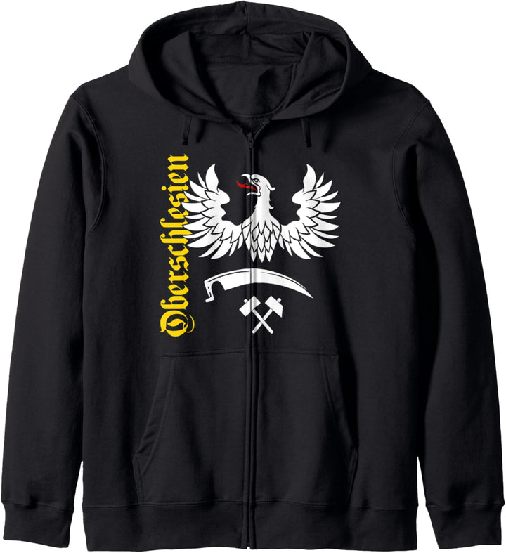 Oberschlesien Schlesischer Adler Schlesier Kapuzenjacke