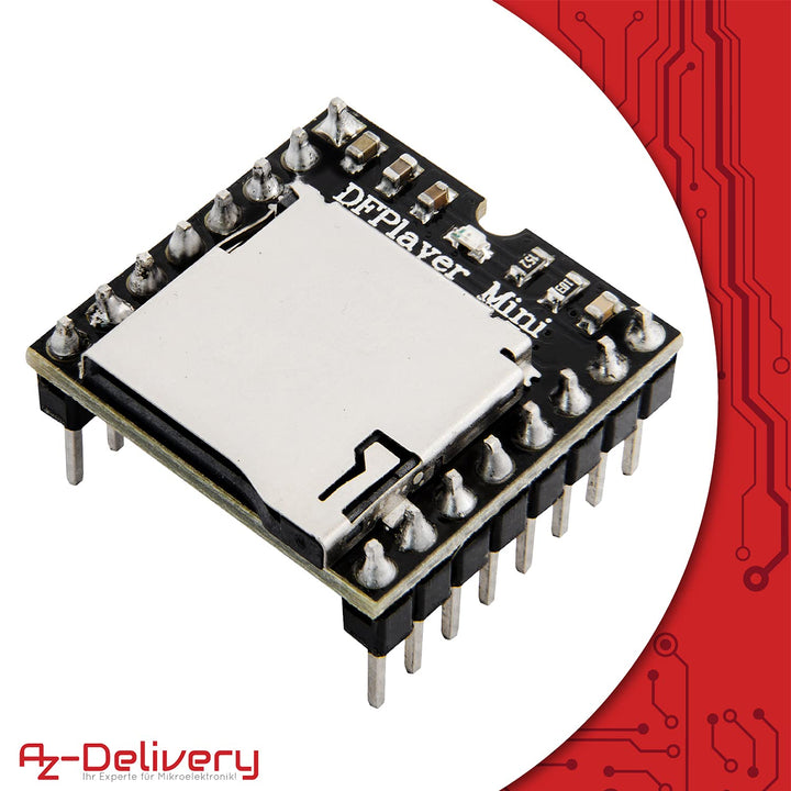 TonUINO Set (Mp3 Player, AZ-ATmega328-Board, RFID Kit und 13,56 MHz RFID Karten) kompatibel mit Ardu
