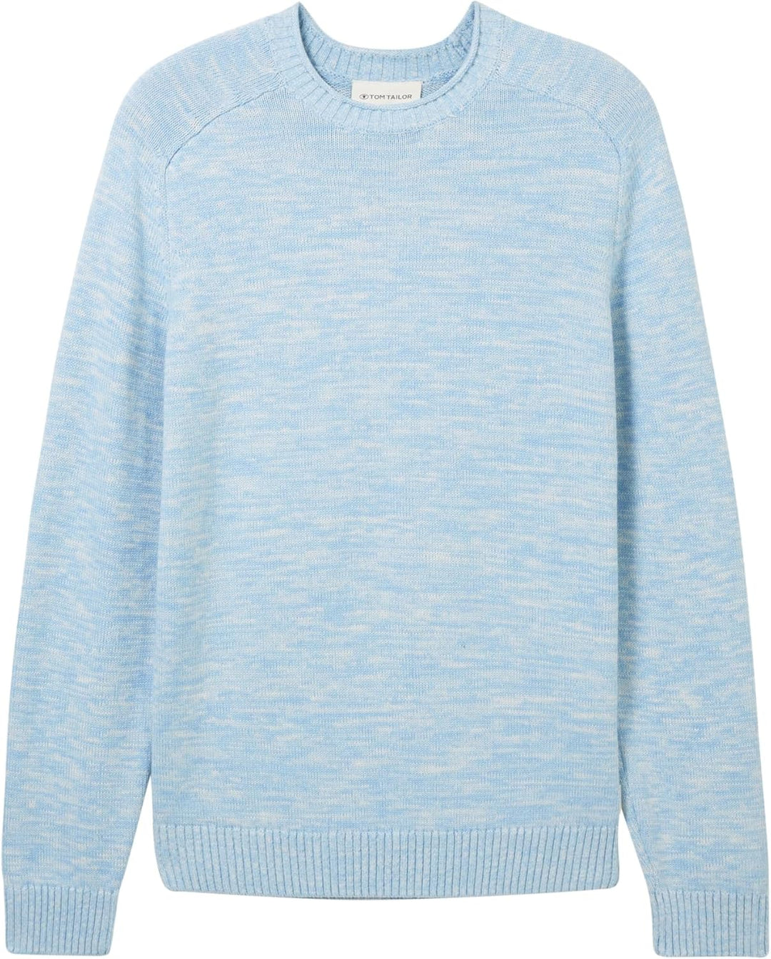TOM TAILOR Herren Pullover, XXL 34253 - Washed Out Middle Blue Mouline