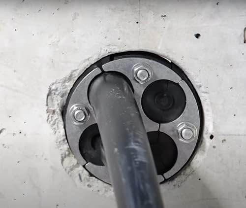 Ritzer Ringraumdichtung/Mauerdurchführung HRD100 SG DN100 für 4 Kabel 8-30 mm mit Segmentringtechnik