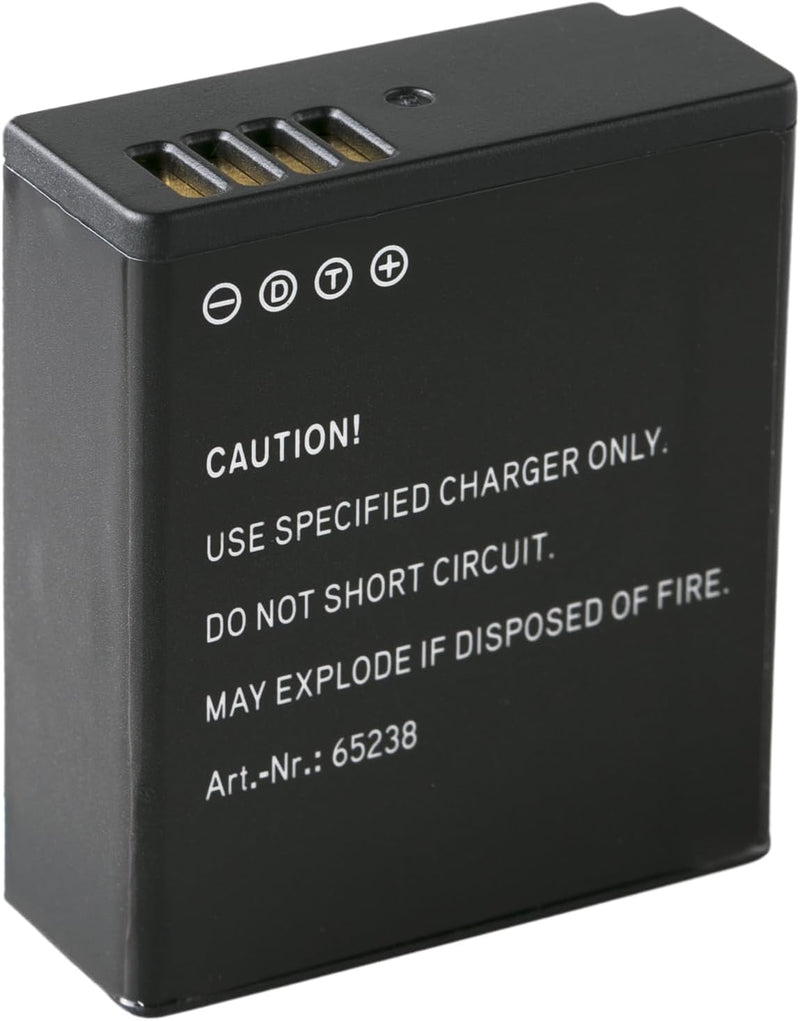 Blumax 2X Akku 1025mAh + Ladegerät Netzteil ersetzt Panasonic DMW-BLG10 e kompatibel mit Panasonic L