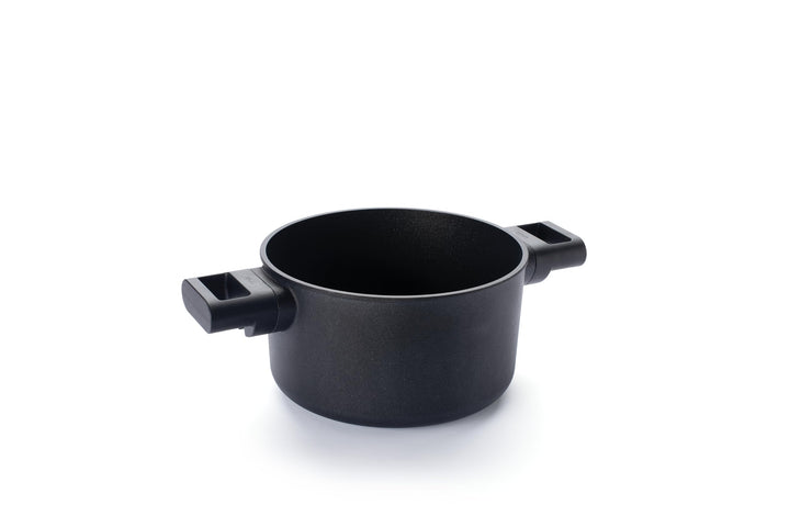 Woll Eco Logic QXR Topf, Ø 20 cm, 12 cm hoch, 3 Liter, mit 2 Seitengriffen - Geeignet für alle Herda