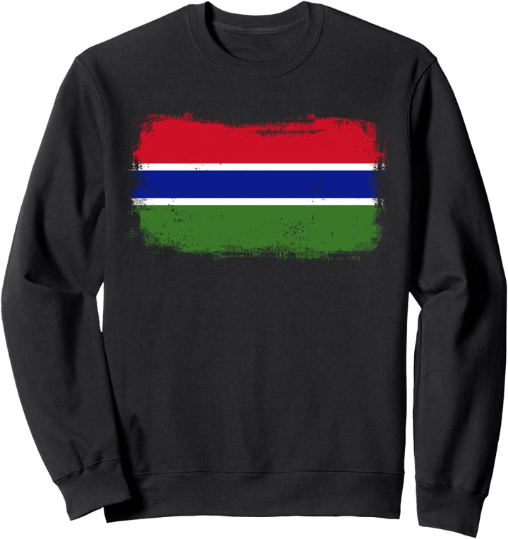 Gambia Gambische Nationalflagge Sweatshirt