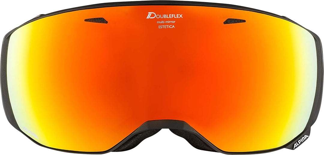 ALPINA ESTETICA - Verspiegelte, Kontrastverstärkende & Polarisierte OTG Skibrille Mit 100% UV-Schutz