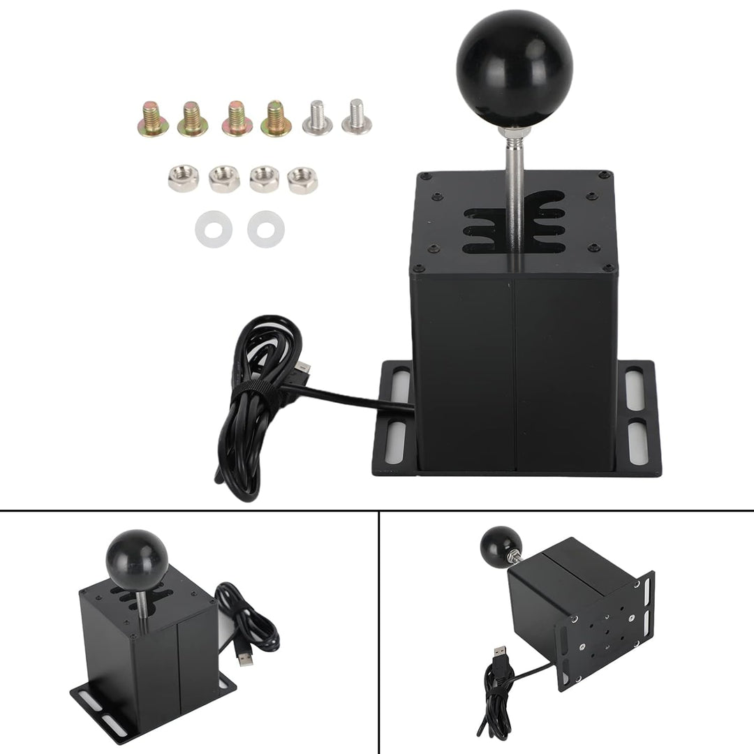 Bruce & Shark 6+R USB Shifter PC H Schalthebel für Logitech G29 G920 Lenkrad PC Schwarz [video game]