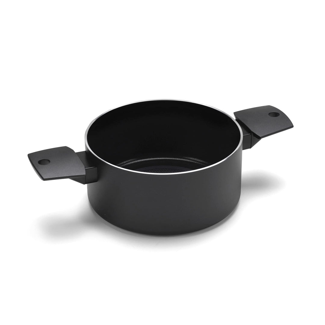 Moneta Recy Kasserolle mit 2 Griffen, 20 cm, Ricla 46 Dosen, Net Induction, schwarz, Körper aus 100%