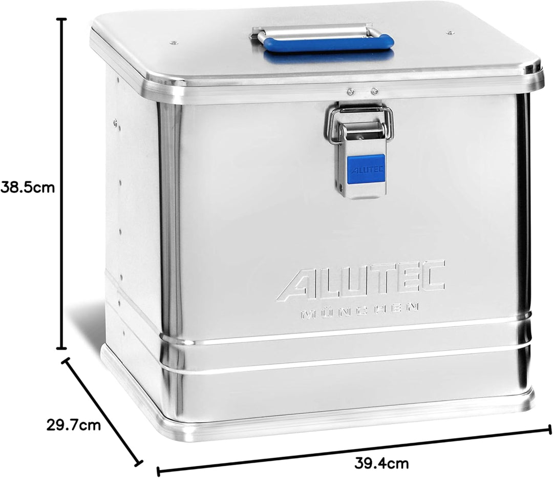 ALUTEC Aluminiumbox COMFORT 27 (Inhalt 27 l, Innenmasse (LxBxH) 350 X 245 X 315 mm, staub-/spritzwas