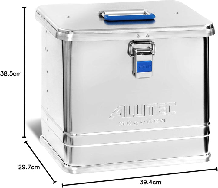 ALUTEC Aluminiumbox COMFORT 27 (Inhalt 27 l, Innenmasse (LxBxH) 350 X 245 X 315 mm, staub-/spritzwas