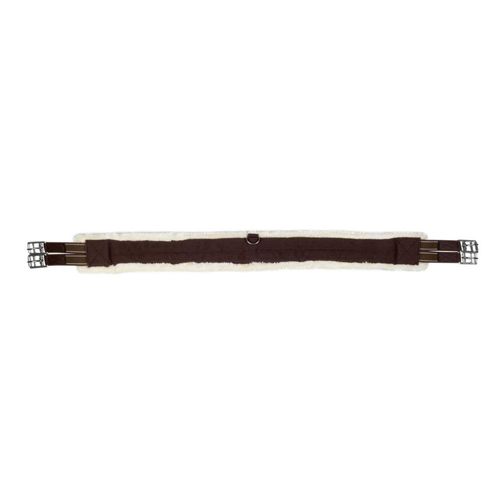 HKM Sattelgurt -Teddy- braun/cream Länge 135 cm, braun/cream Länge 135 cm